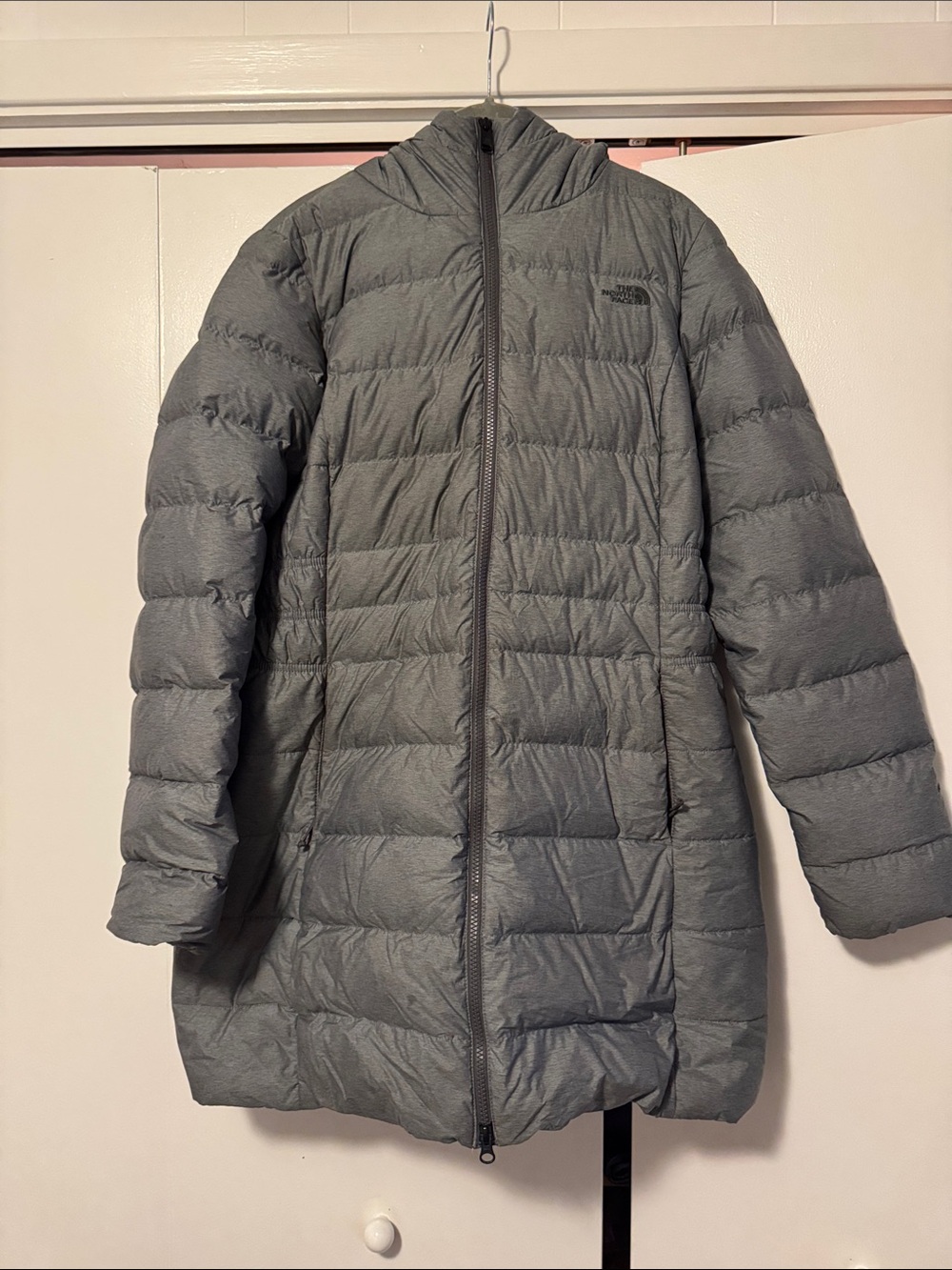 The North Face Women’s Gray Packable Down Coat